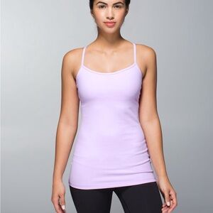 Lululemon flow y purple tank top (a lot more vibrant than pic)